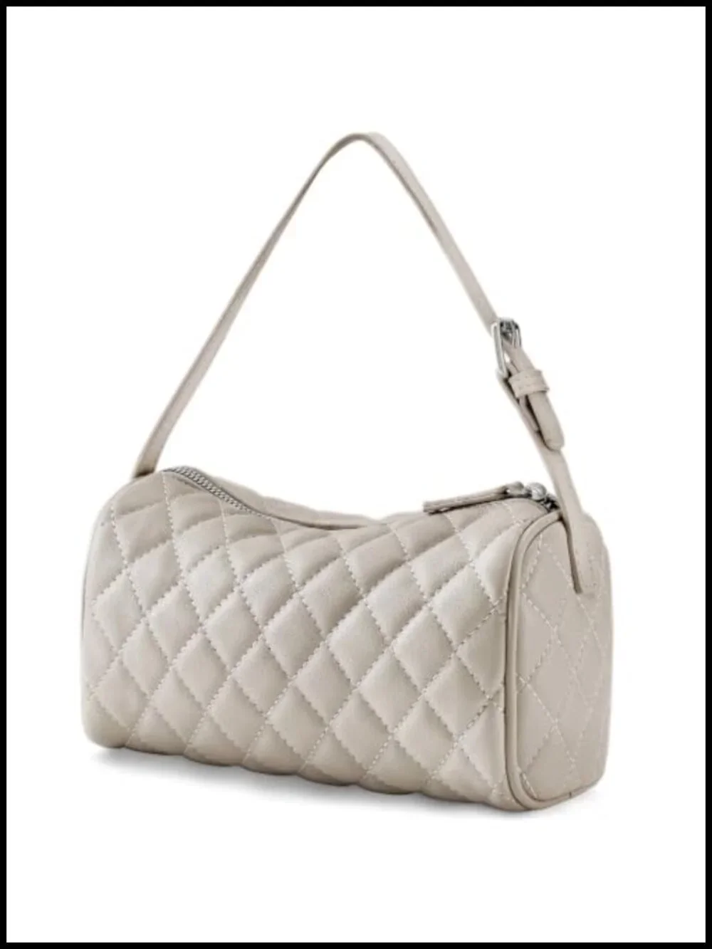 Barrel Crossbody Hobo Purse with Adjustable Strap Womens Handbag